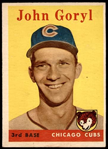 1958 TOPPS # 384 John Goryl Chicago Cubs Dobre mladunce