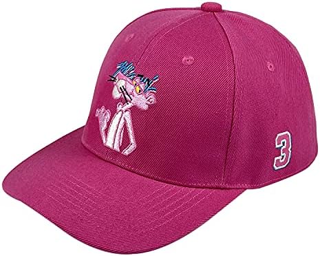 Kaleid Panther Head # 3 Snapback bejzbol šešir vezeni sportovi na otvorenom podesiva ružičasta kapa