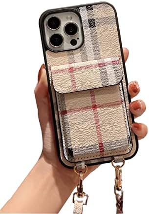 baijiexun luksuzna torbica za novčanik kompatibilna sa futrolom za iPhone 14 Pro Max kožnu karticu sa naramenicom za žene sa kopčom