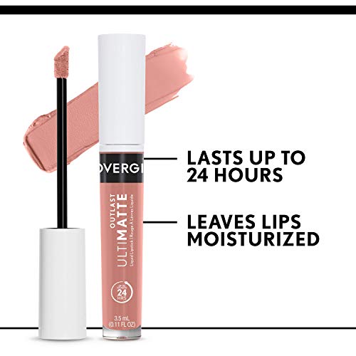 COVERGIRL COVERGIRL Outlast Ultimatte One Step tečna boja za usne, bez vina, bez vina, 0.12 Fl unca