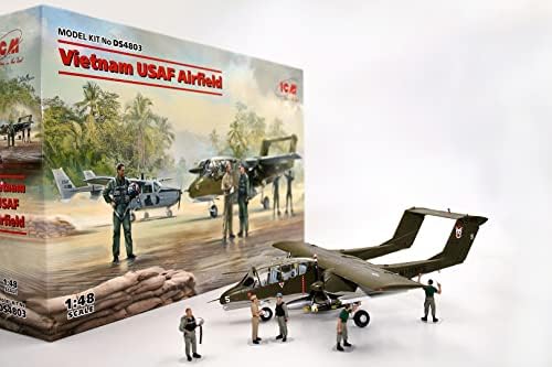 ICM DS4803 - Vijetnam USAF Airfield Plastic model kit-skala 1: 48