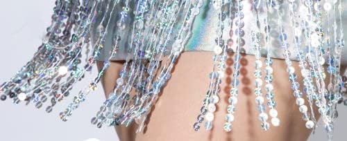 Seawhisper Sequin Fringe suktni festivalski odijelo za žene