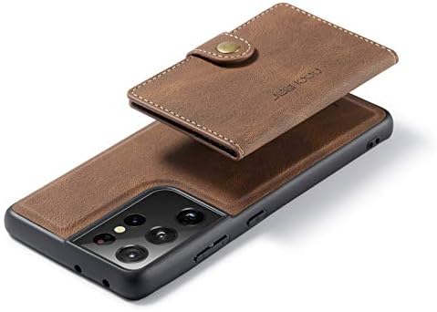 SWP futrola za Galaxy S21 Ultra, futrola za novčanik sa držačem magnetne kreditne kartice [funkcija postolja za noge] [Slot za 4 kartice]