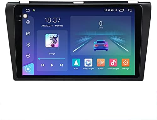 JUXaTECh 9/9. 5 inčni HD ekran Auto GPS navigacija Audio sistem sa glasovnom kontrolom, Auto FM AM DSP RDS multimedijski uređaj za Mazda 3 I BK 2003 2004 2005 2006 2007 2008 2009