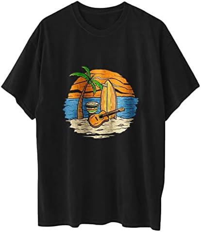 Grafički Top T Shirt za dame jesen ljeto odjeća kratki rukav pamuk Crewneck plaža Lounge I3 I3