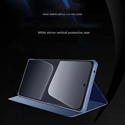 CCSamll ogledalo za Xiaomi 13 podržava bežično punjenje, Smart Clear View Cover Thin Ultra sa preklopnom futrolom za Xiaomi 13 QH