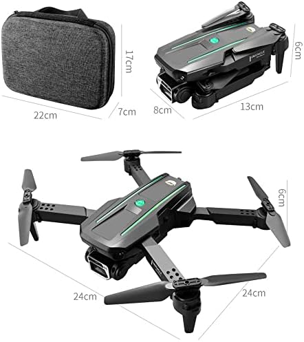 ZOTTEL Drone sa jednom kamerom-HD FPV sklopivi dron sa torbicom za nošenje, punjivom baterijom, uzlijetanje/slijetanje jednim dugmetom,