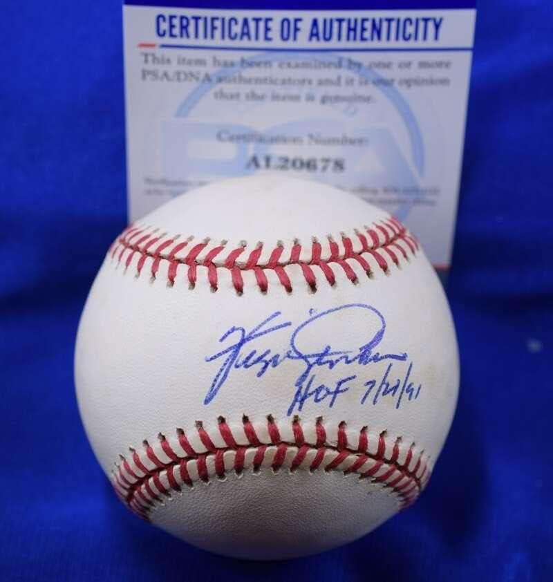 Fergie Jenkins Hof 91 PSA DNK Coa Autograph Nacionalna liga Onl potpisan bejzbol - autogramirani bejzbol