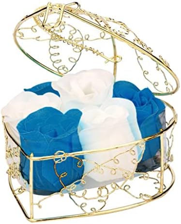 Srce mirisni sapun za tijelo za kupanje ručno rađena latica 6kom sapun za vjenčanje sa cvijetom ruže favorizira poklone, zabave, svadbene