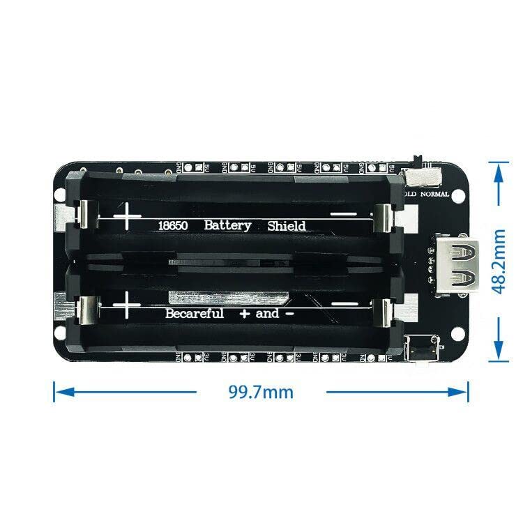 ESP8266 ESP32 Dual 18650 Litijumski baterija Shield V8 5V 2.2A 3V 1A Mobilna banka za punjenje baterije Micro USB za Arduino