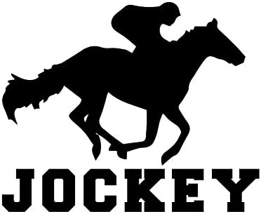Jockey Horse Racing Rider Silhouette Sports Vinil naljepnica naljepnica naljepnica