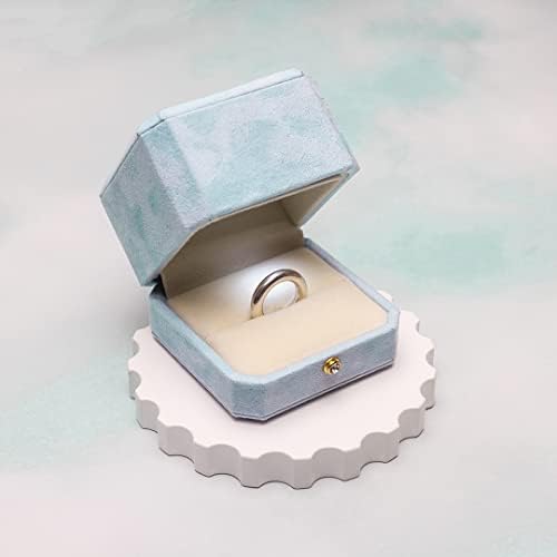 Kutija za prsten sa LED svijetloplavim za višekratnu upotrebu & amp; zaštitni Držač prstena da vaš prijedlog učini nezaboravnim uz ovu kutiju za zaručnički prsten sa određenim prstenastim svjetlom kako bi vaš prsten zablistao od Cotea