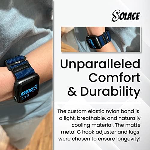Solace Bands Paladin Band V2 Podesivi pleteni sportski elastični najlonski opsegOpštitni i izdržljiv - kompatibilan sa Apple Watch
