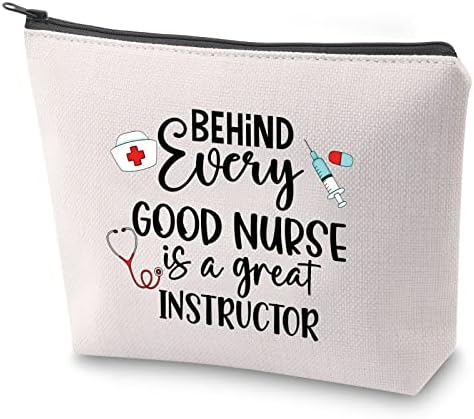 Zjxhpo Nurse Educator Survival Kit iza svake dobre medicinske sestre je odlična torba za šminkanje instruktora sa patentnim zatvaračem