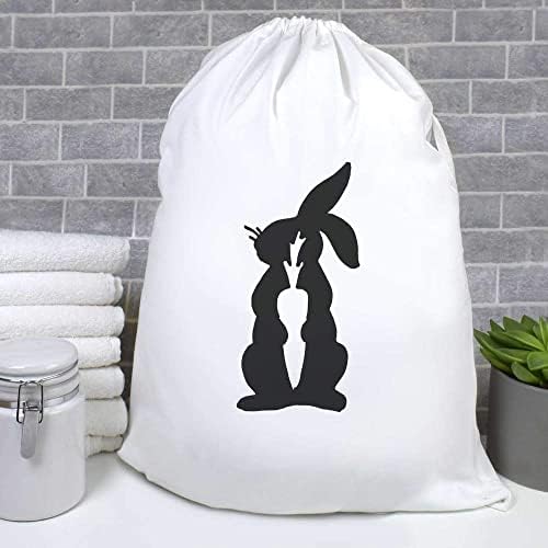 Azeeda 'Rabbit & Carrot Silhouette' torba za pranje/pranje/čuvanje