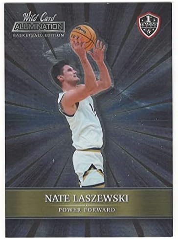 Nate Laszewski RC 2022 Wild Card aluminacija # ABC-64 Notre Dame Rookie Nm + -MT + NBA košarka