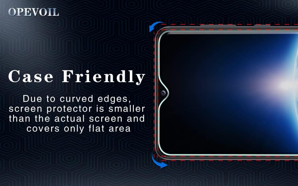 Opevoil [3 paket] dizajniran za LG G8x ThinQ kaljeno staklo za zaštitu ekrana, 9h tvrdoća, protiv ogrebotina, bez mjehurića, jednostavna