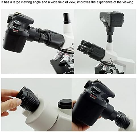 Kamera za mikroskop, sočiva za mikroskop velikog ugla gledanja legura aluminija sa interfejsom kamere za biologiju / Stereo mikroskop