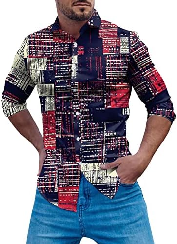 Atletska habanje set muški modni casual prugasti blok u boji spajanje lapela manžete dugih rukava