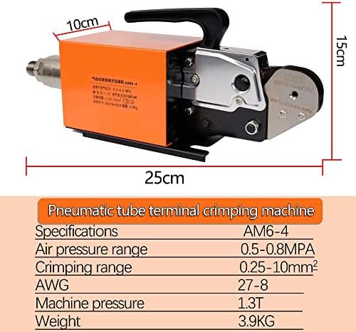 Alat za pneumatsko prešanje Ferrule AWG28-7 Zračni žičani terminali Crimper Machine am 6-4