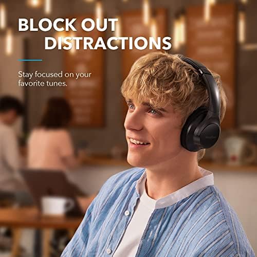Soundcore LIFE Q20 + aktivne slušalice za otkazivanje buke, 40h Vrijeme za reprodukciju, povežite se na 2 uređaja, memorijske pjene, Bluetooth slušalice za putovanja, kuće