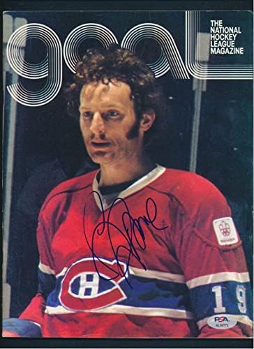 Larry Robinson potpisan gol Hockey Magazine autogram Auto PSA / DNK AL56772 - AUTOGRAMIRANI NHL časopisi