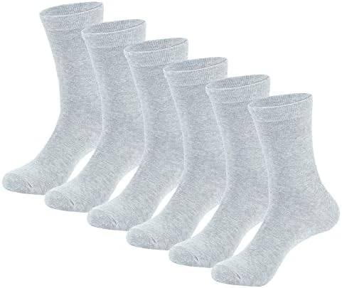 Magiarte muške haljine čarape mekane čiste pamučne modne kontrolne čarape za muškarce 6/12-pakovanje