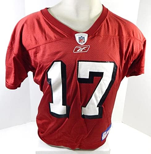 2002 San Francisco 49ers # 17 Igra Izdana Džersey Crveni prakse L DP28471 - Neincign NFL igra rabljeni dresovi