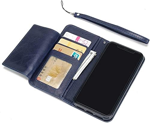 Wscebck torbica za novčanik za iPhone 13/13 Mini / 13 Pro / 13 Pro Max, Slim Fit preklopna kožna Navlaka za telefon sa utorom za kartice i funkcijom otpornom na udarce sa postoljem za noge