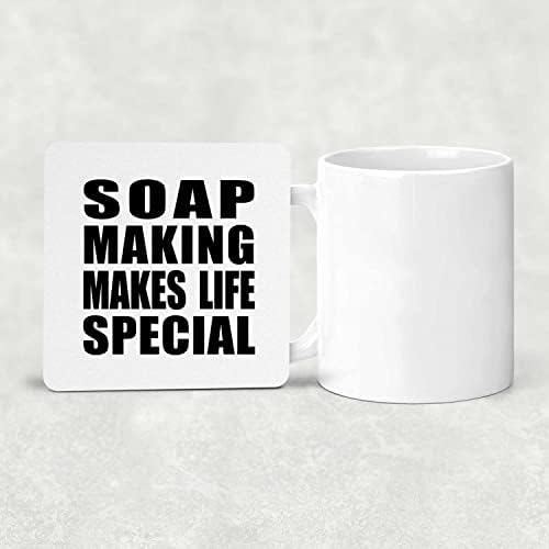 Dizajn sapuna čini život posebnim, pijte podmetač za obrišite mat-čist bez klizanja ne-skid pluta, pokloni za rođendan godišnjica
