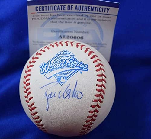 Ryan Klesko PSA DNK Coa Autograph 1995 Svjetska serija potpisala bejzbol - autogramirani bejzbol