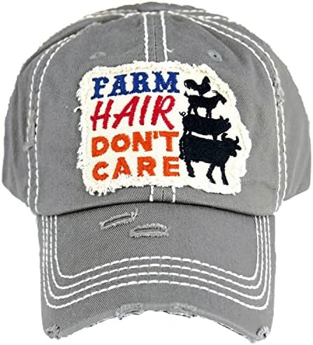 Kbethos šeširi Farm kosa nije briga za žensku bejzbol kapu