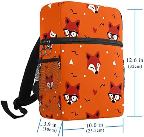 VBFOFBV ruksak za ženske pantalonske ruksak za laptop Travel Casual Torba, divni životinjski lisica crtani film