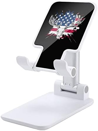 Lov na jelenu USA Američka zastava Sklopivi stalak za mobitel podesivi nosač telefona Desktop pristanište za sve 4-13 pametni telefoni jedna veličina