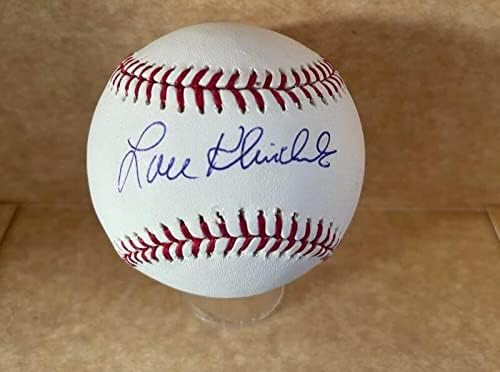 Lou Klimchock Milwaukee Braves potpisali su autogramirani m.l. Bejzbol Beckett BA26260