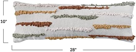Bloomingville tkani pamuk izvezeni tufting, višebojni lumbalni jastuk, multi