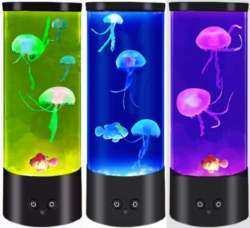 Lampa za meduze, Lava lampa za meduze sa 16 boja koja mijenja svjetlo za opuštanje raspoloženja poklon s daljinskim upravljačem USB