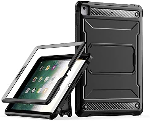 Tablet PC kućište kompatibilan s novim iPad 9.7 -Heavy carty robusno otporan na zaštitnu futrolu-360 ° Potpuno tijelo Zaštitno izdržljivo postolje Smart Cover