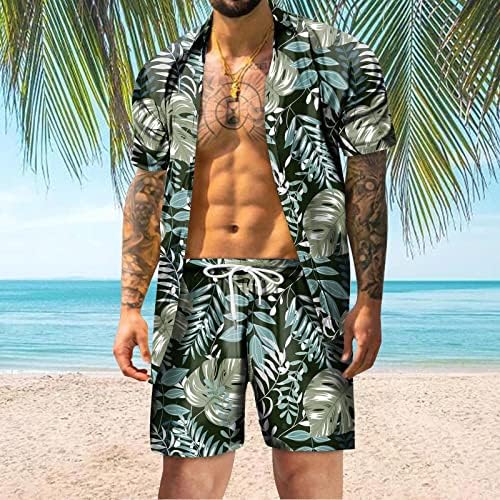 BMISEGM Ljeto Velike i visoke košulje za muškarce Muške ljetne modne slobodno vrijeme Havaji Seaside Holiday Beach Digital 3D jakna