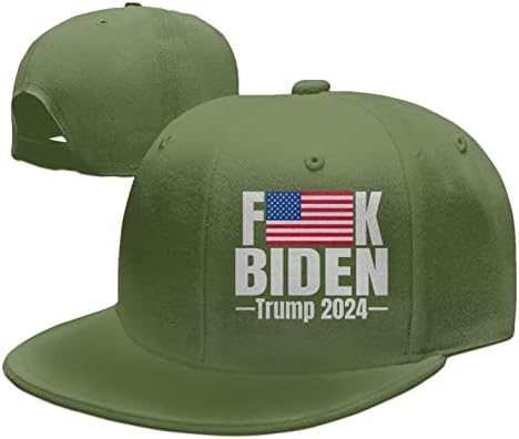 Fuk Joe Biden i Trump 2024 zastava za zastavu i ženski stilski kapu za kamiondžiju