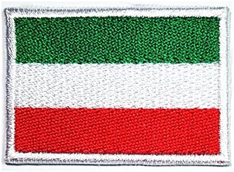 Kleenplus 2kom. 1, 2X1, 7 INČA. Italija Zastava Patch taktički vojna Zastava Appliques zakrpe Svjetska Zastava zemlje vezeni za kostimirane